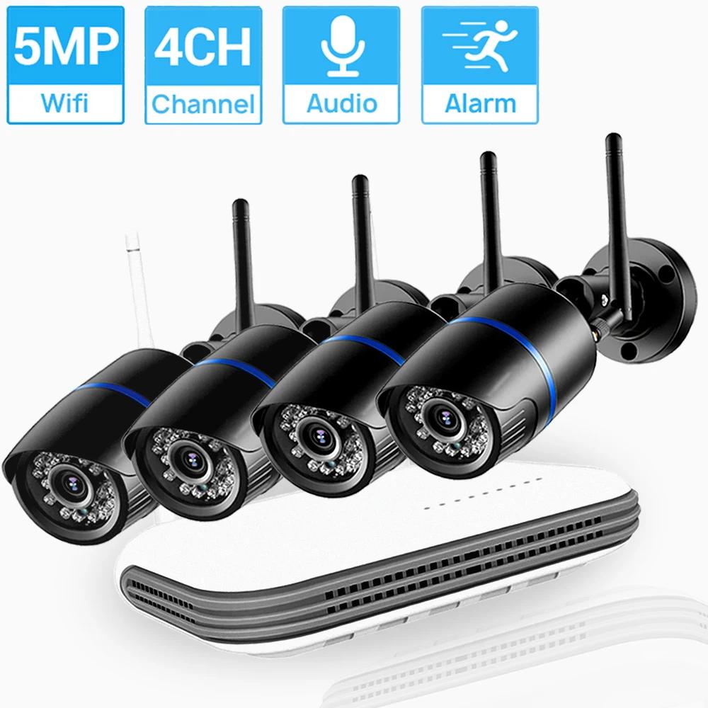  ī޶ HD CCTV ý ī޶ ŰƮ, ߿  IP  ī޶, Ʈ, 4CH  NVR   ŰƮ, 5MP